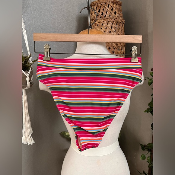 ▫️ALBION SUMMER STRIPE ALMOST CHEEKY BOTTOMS AND TOP BIKINI - Picture 12 of 14